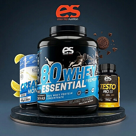 pack ganancia masa muscular con proteina, creatina y prohormonal testosterona